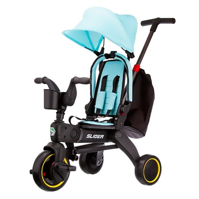 Велосипед складной трёхколесный с ручкой управления Slider IT110112 1